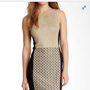 Hale Bob Metallic Embroidered Dress Size Small